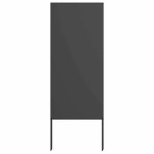 Tuin Privacy Screen Zwart 50 x 140 cm Koudgewalst staal
