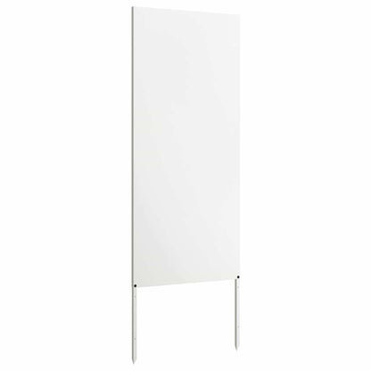 Tuin decoratief paneel Wit 50 x 140 cm Koudgewalst staal