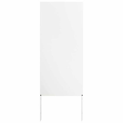 Tuin decoratief paneel Wit 50 x 140 cm Koudgewalst staal