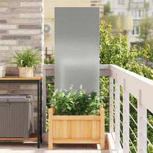 Tuin Privacy Screen Zilver 50 x 140 cm Gegalvaniseerd staal
