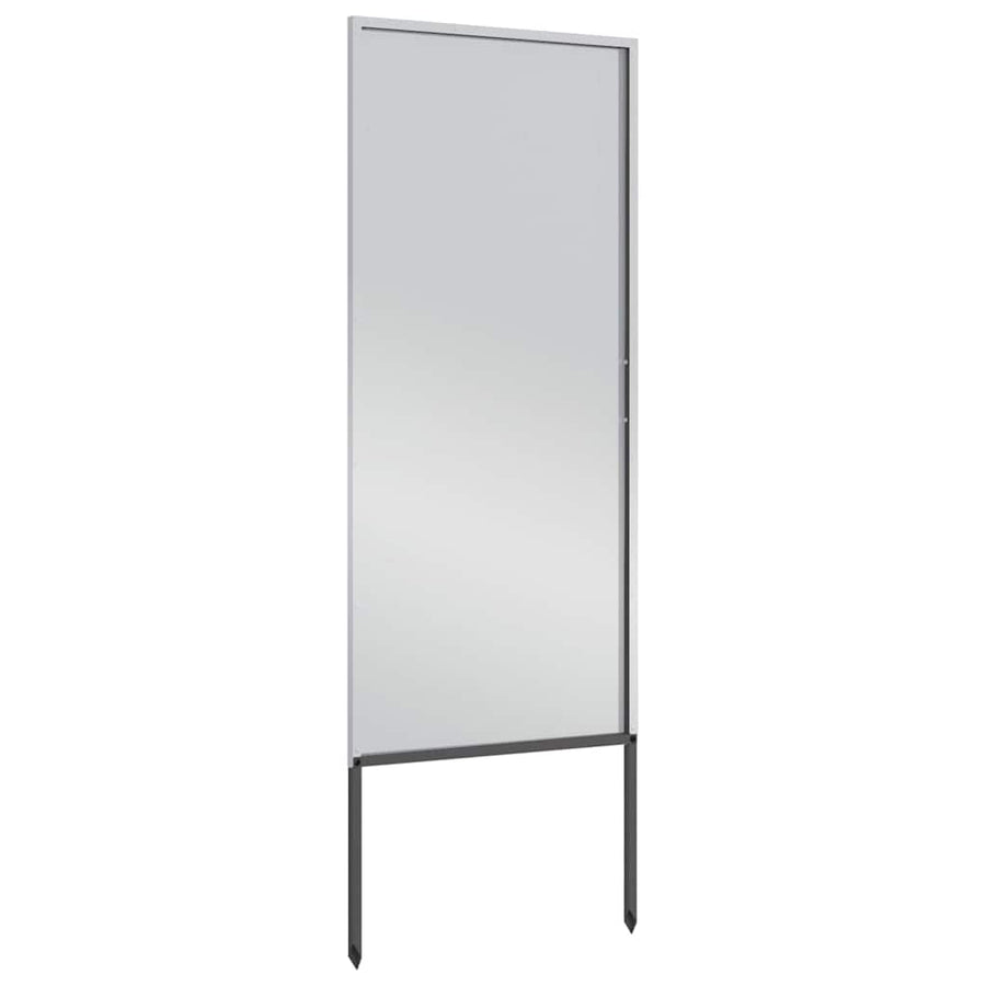 Tuin Privacy Screen Zilver 50 x 140 cm Gegalvaniseerd staal