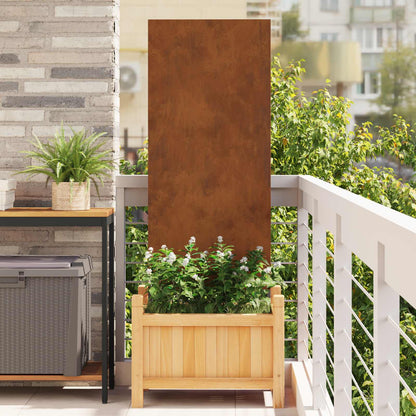 Tuin Privacy Screen Fretwerk Roestig 50 x 140 cm weervast staal