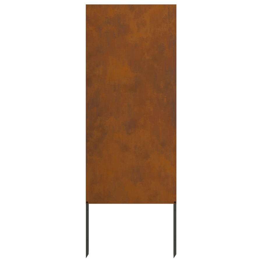 Tuin Privacy Screen Fretwerk Roestig 50 x 140 cm weervast staal