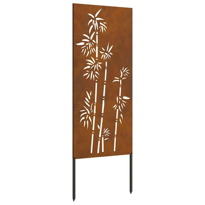 Tuin decoratief paneel Roestig 50 x 140 cm Verweerd staal