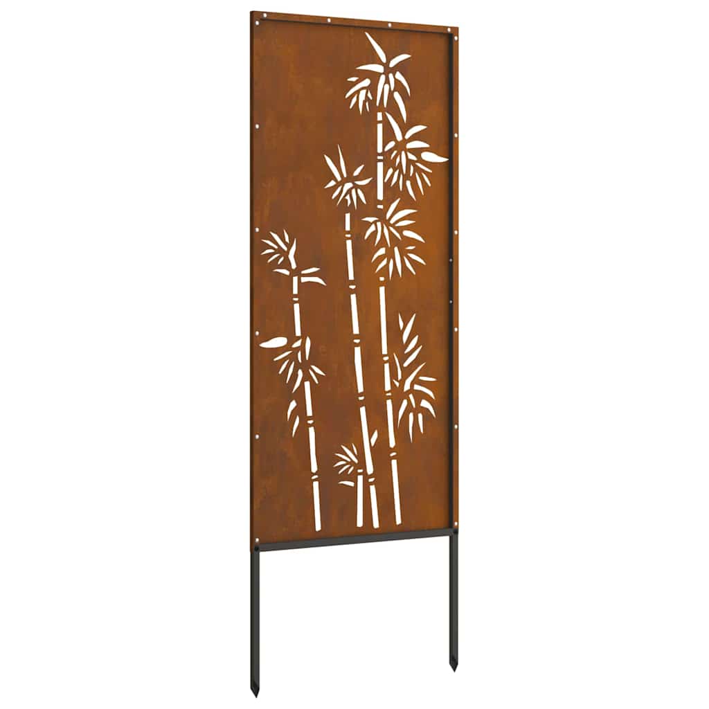 Tuin decoratief paneel Roestig 50 x 140 cm Verweerd staal