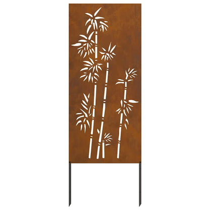 Tuin decoratief paneel Roestig 50 x 140 cm Verweerd staal