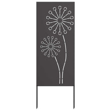 Tuin Privacy Screen Zwart 50 x 140 cm Koudgewalst staal
