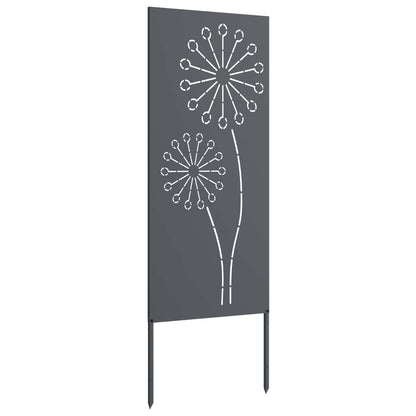 Tuin Privacy Screen Antraciet 50 x 140 cm Koudgewalst staal