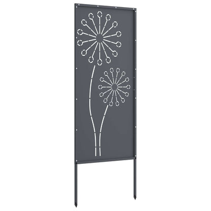 Tuin Privacy Screen Antraciet 50 x 140 cm Koudgewalst staal