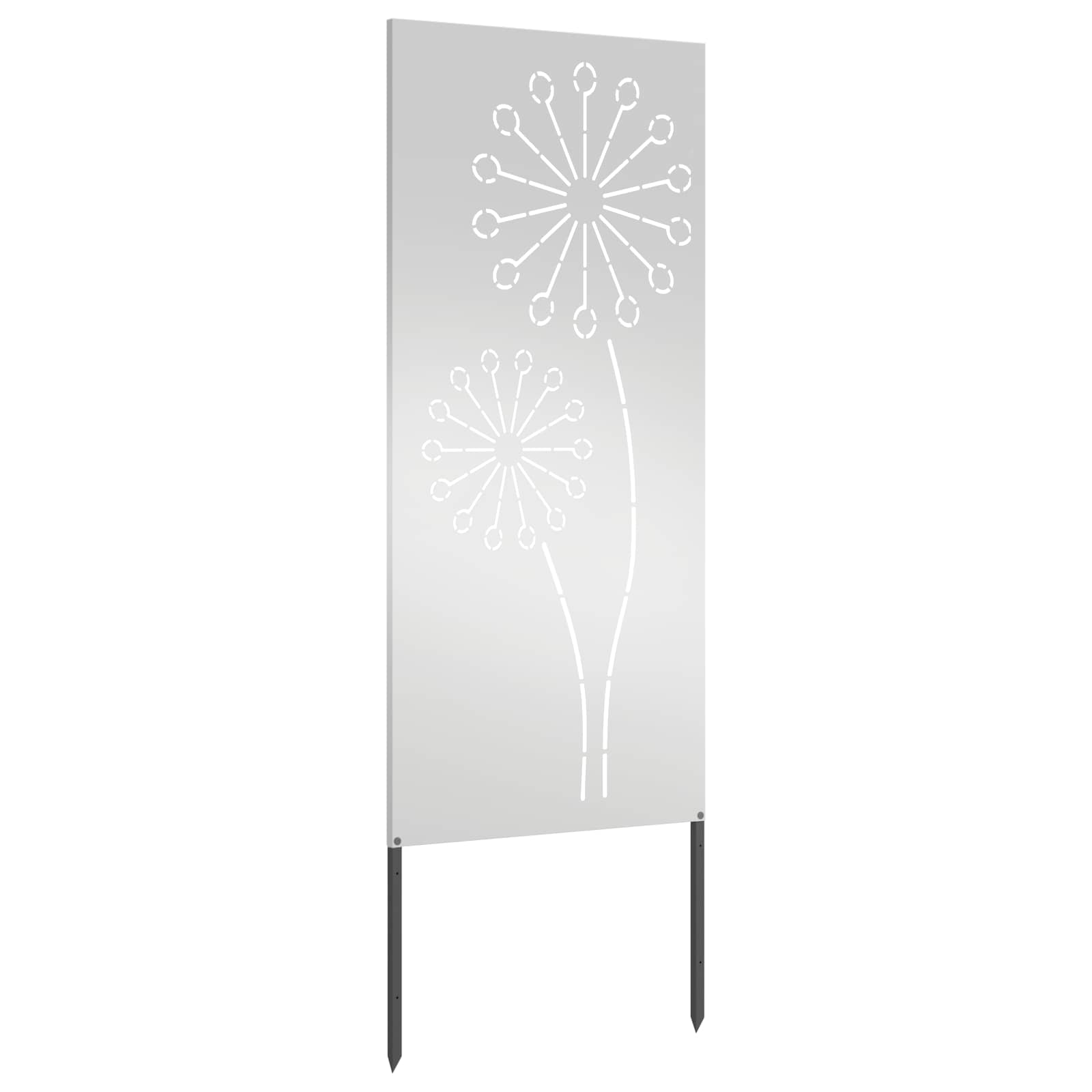 Tuin Privacy Screen Zilver 50 x 140 cm Gegalvaniseerd staal