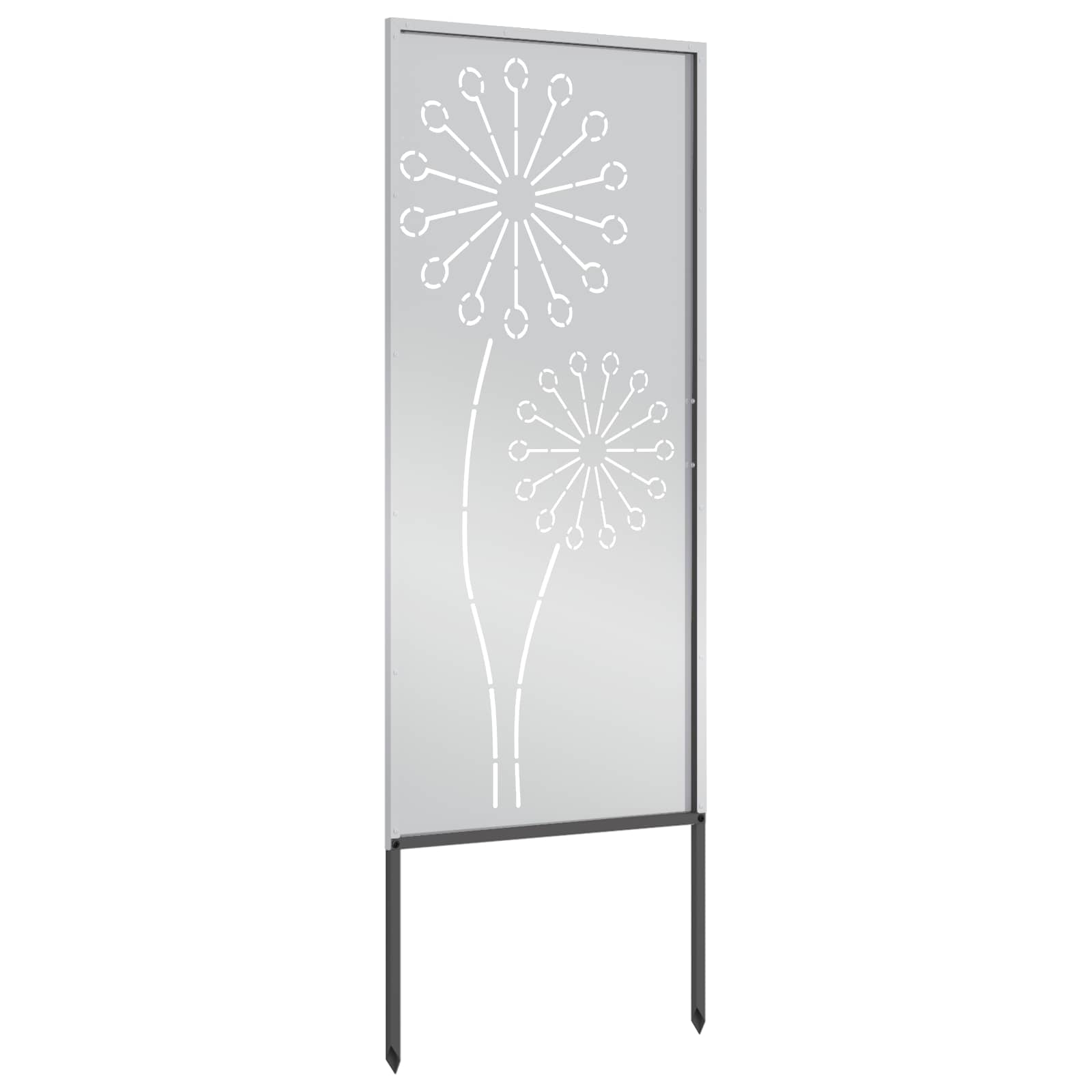 Tuin Privacy Screen Zilver 50 x 140 cm Gegalvaniseerd staal