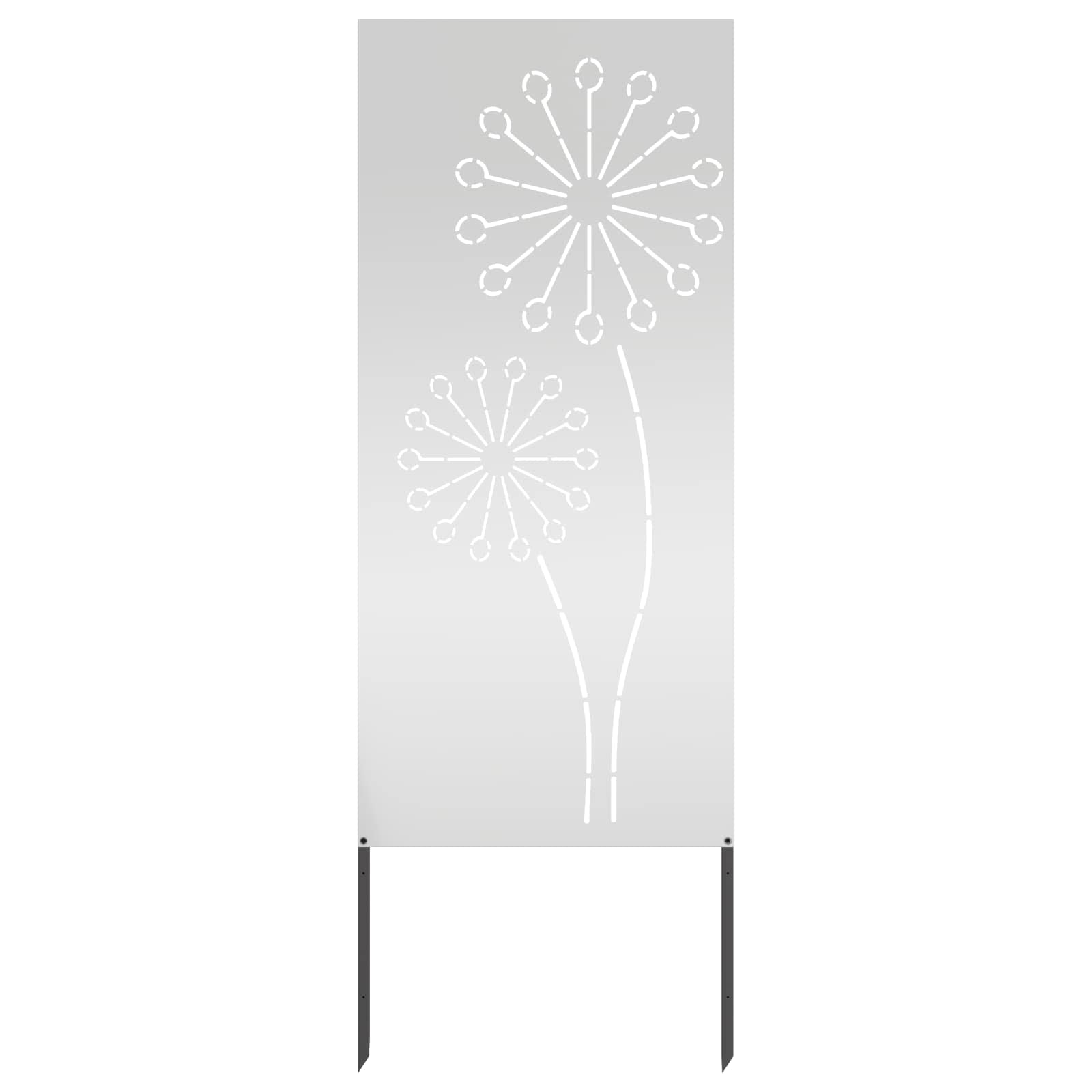 Tuin Privacy Screen Zilver 50 x 140 cm Gegalvaniseerd staal