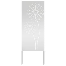 Tuin Privacy Screen Zilver 50 x 140 cm Gegalvaniseerd staal