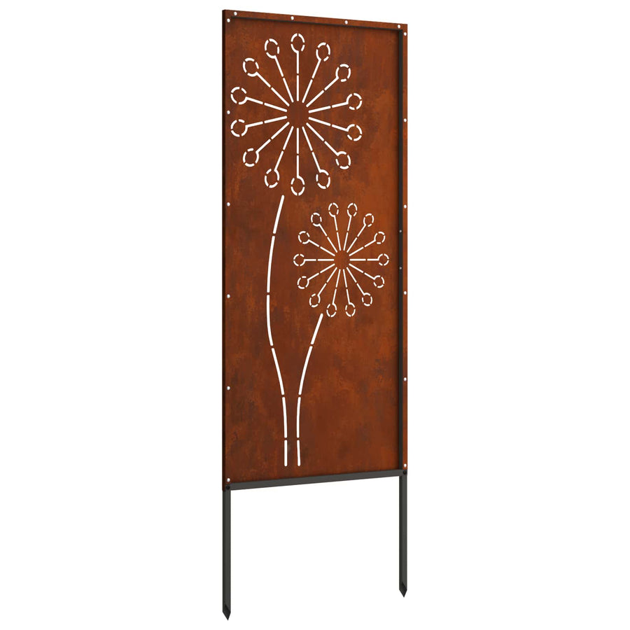 Tuin Privacy Screen Fretwerk Roestig 50 x 140 cm Cortenstaal