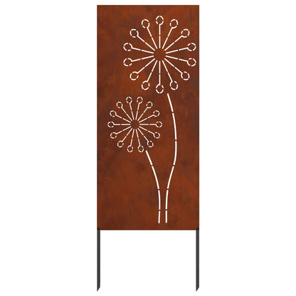 Tuin Privacy Screen Fretwerk Roestig 50 x 140 cm Cortenstaal