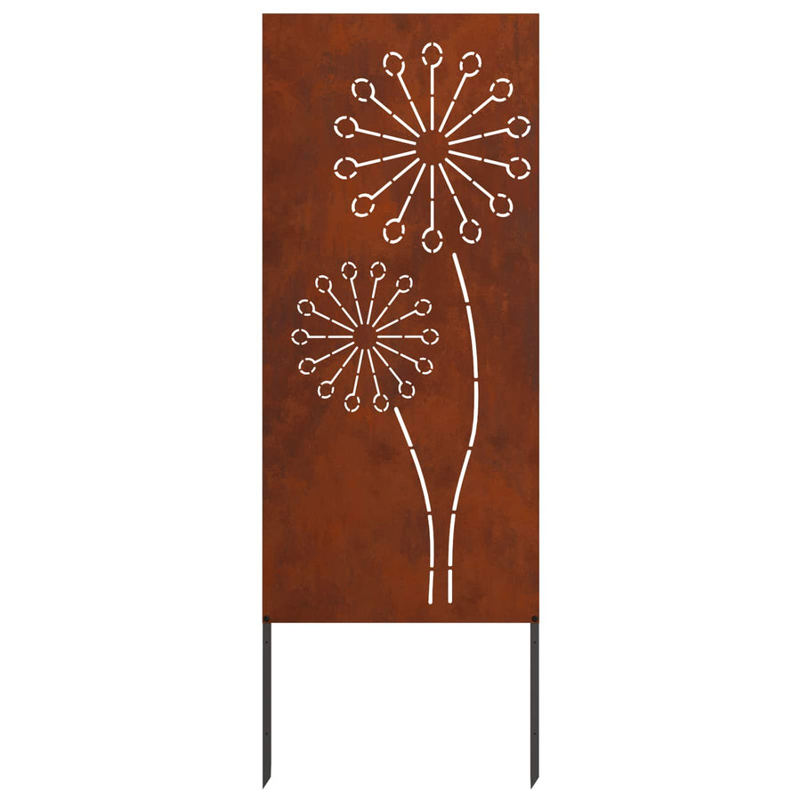 Tuin Privacy Screen Fretwerk Roestig 50 x 140 cm Cortenstaal