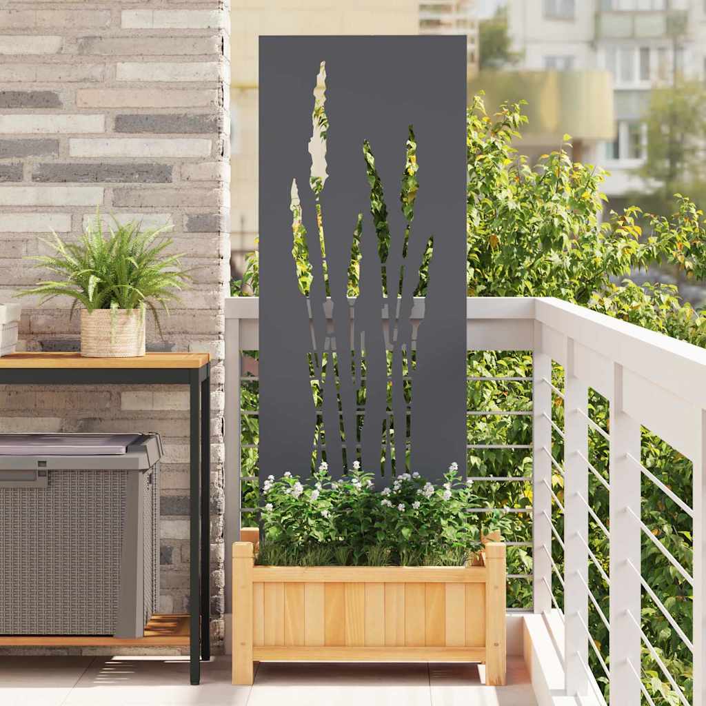 Tuin Privacy Screen Antraciet 50 x 140 cm Koudgewalst staal