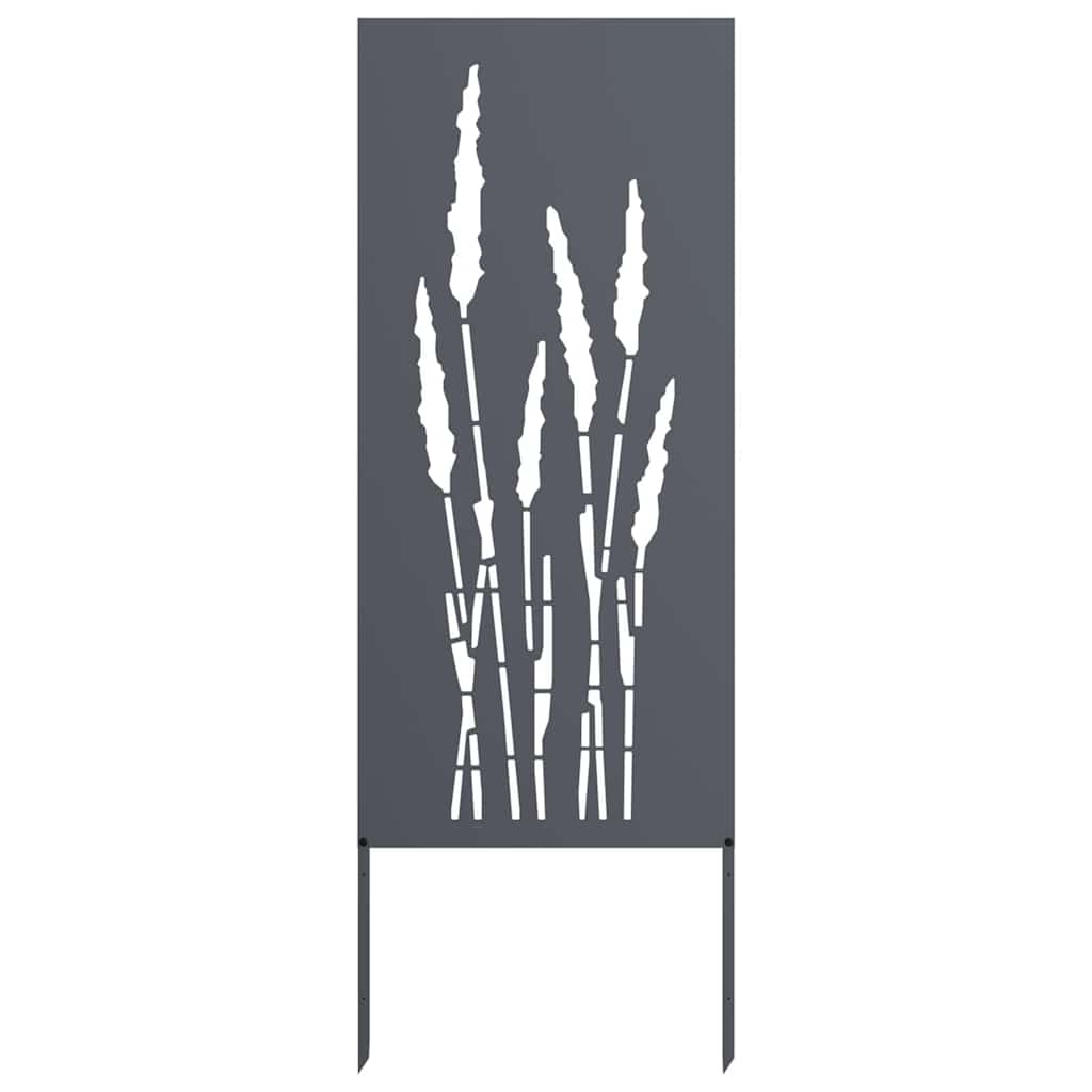 Tuin Privacy Screen Antraciet 50 x 140 cm Koudgewalst staal