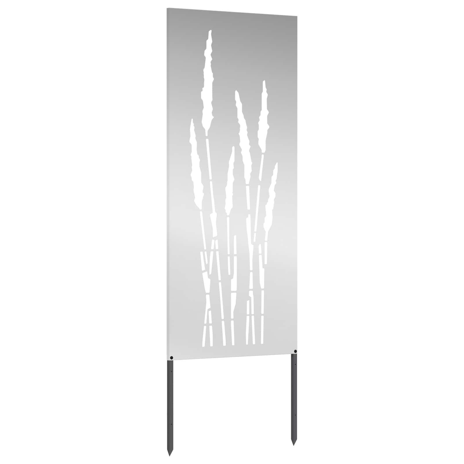 Tuin Privacy Screen Zilver 50 x 140 cm Gegalvaniseerd staal