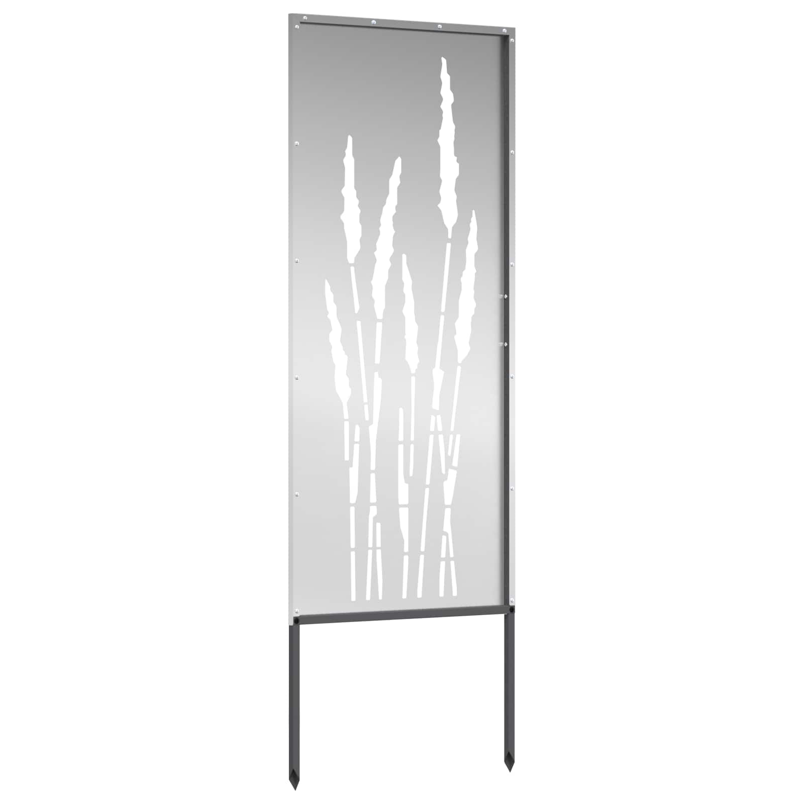 Tuin Privacy Screen Zilver 50 x 140 cm Gegalvaniseerd staal