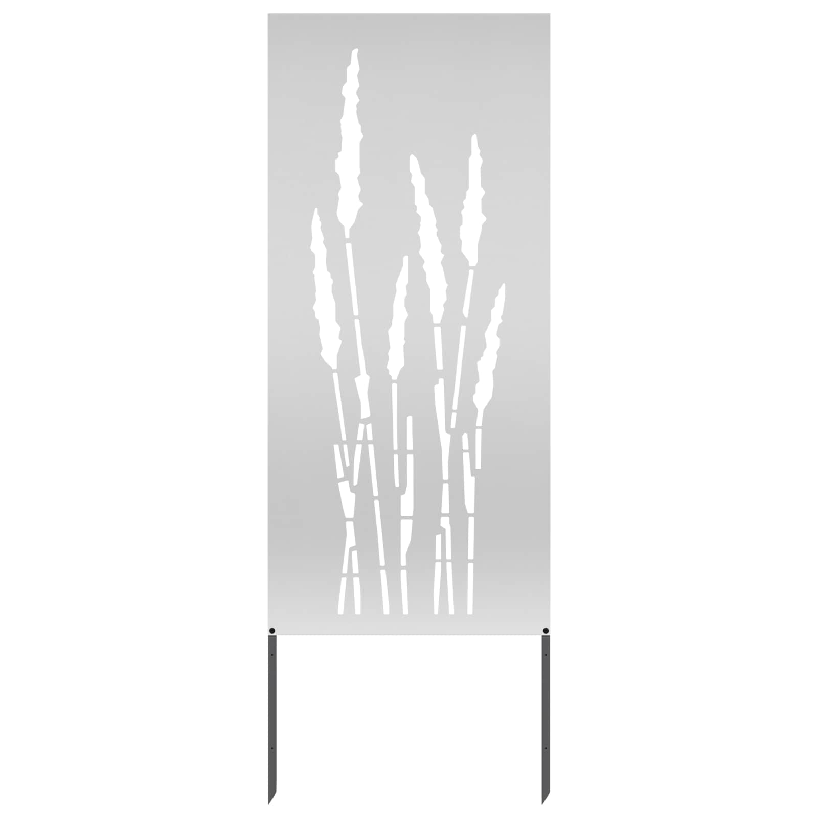 Tuin Privacy Screen Zilver 50 x 140 cm Gegalvaniseerd staal