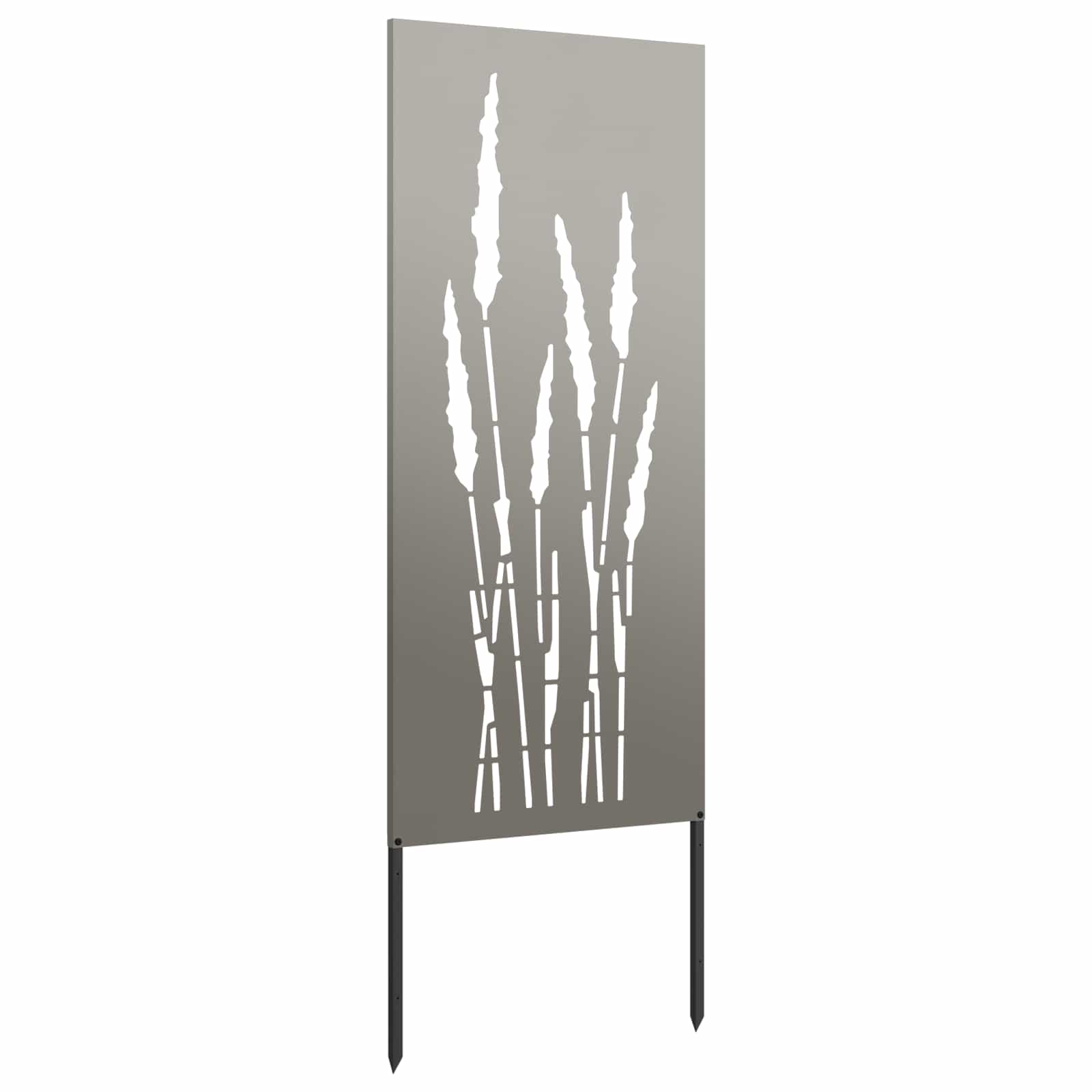 Tuin Privacy Screen Bloemen Roestig 50 x 140 cm weervast staal