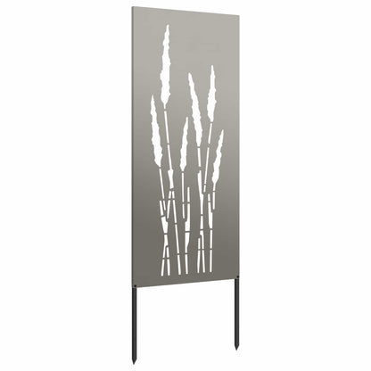 Tuin Privacy Screen Bloemen Roestig 50 x 140 cm weervast staal