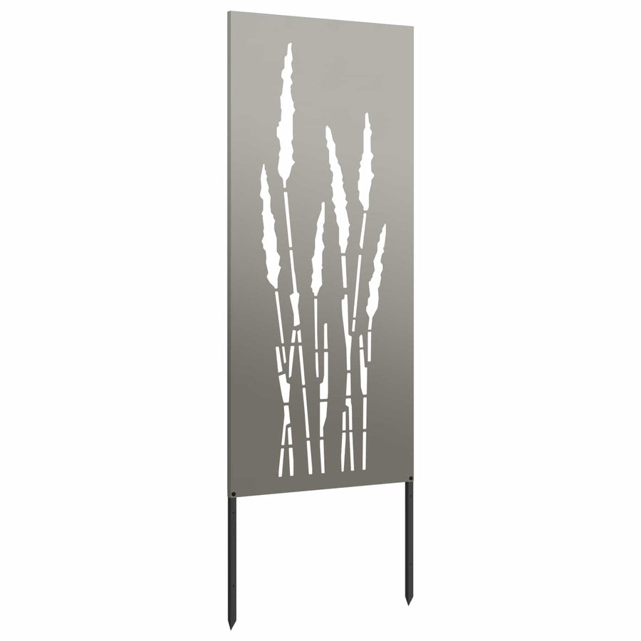 Tuin Privacy Screen Bloemen Roestig 50 x 140 cm weervast staal