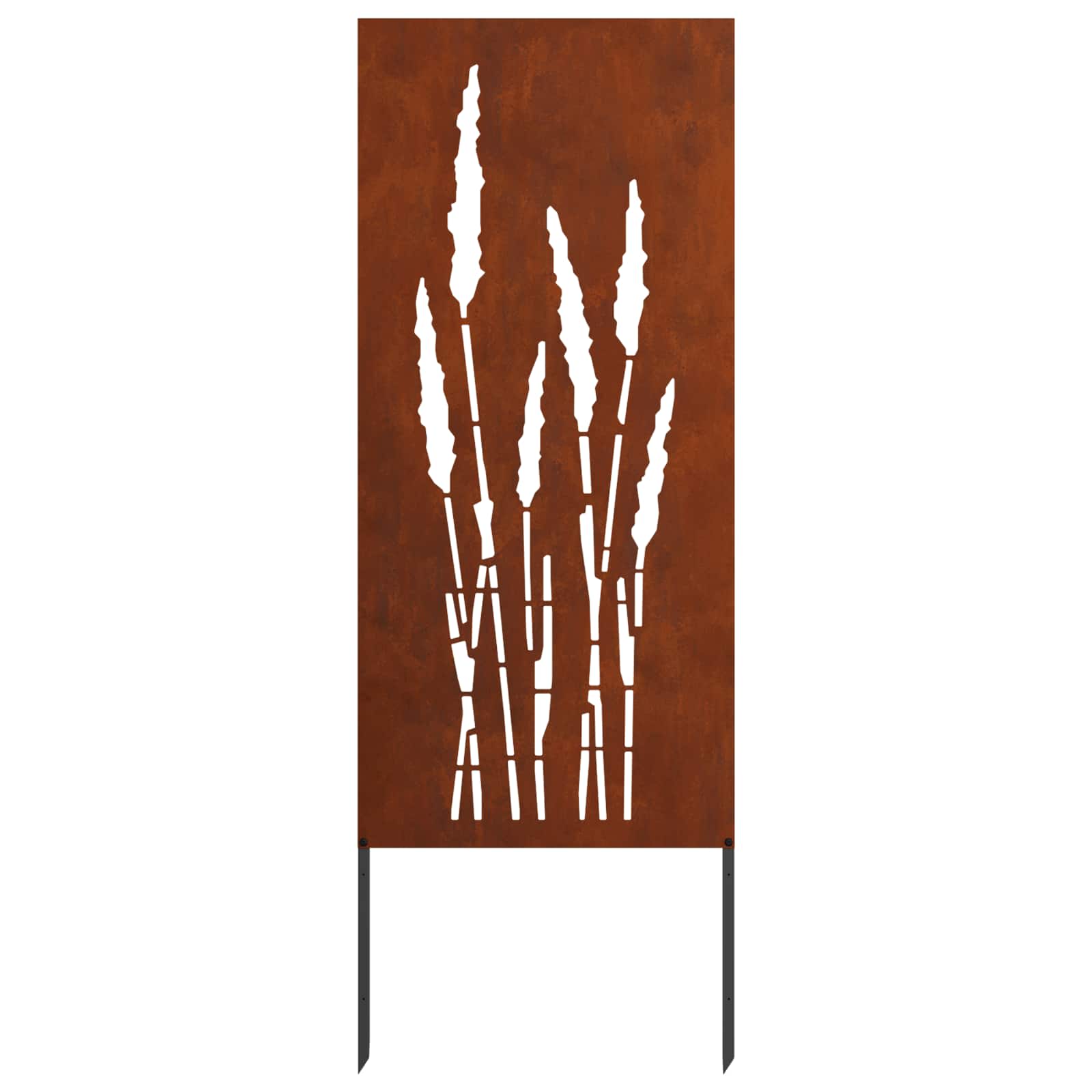 Tuin Privacy Screen Bloemen Roestig 50 x 140 cm weervast staal