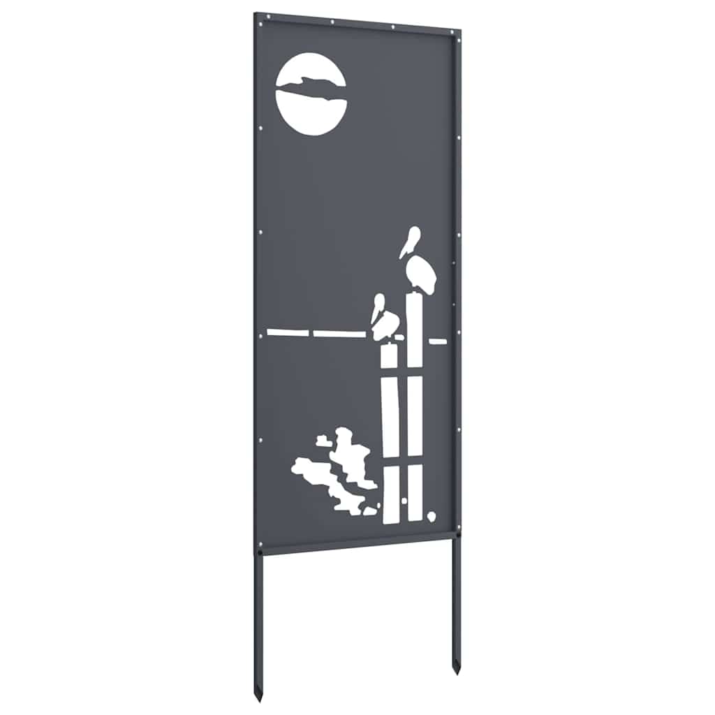 Tuin Privacy Screen Antraciet 50 x 140 cm Koudgewalst staal
