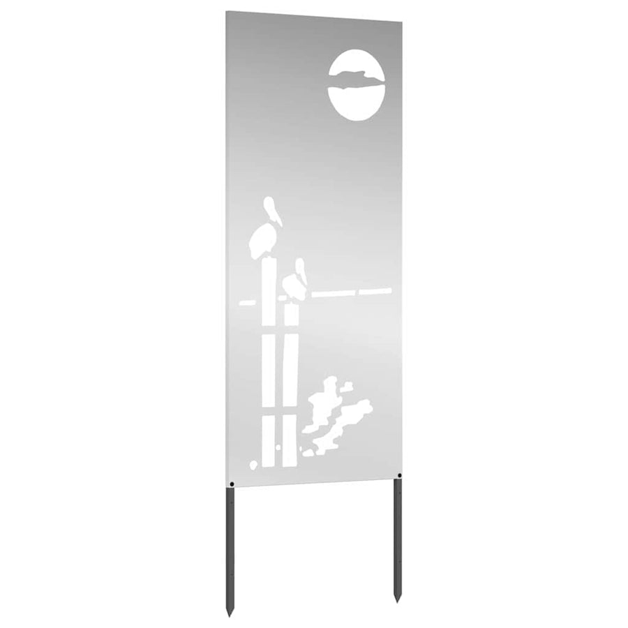 Tuin Privacy Screen Zilver 50 x 140 cm Gegalvaniseerd staal