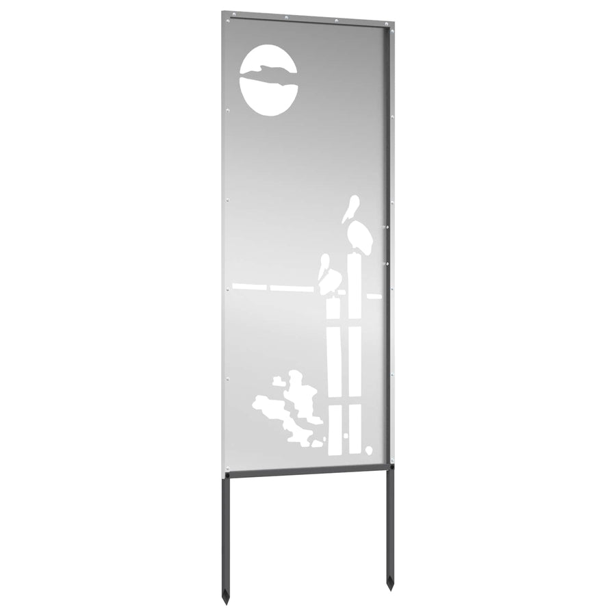 Tuin Privacy Screen Zilver 50 x 140 cm Gegalvaniseerd staal