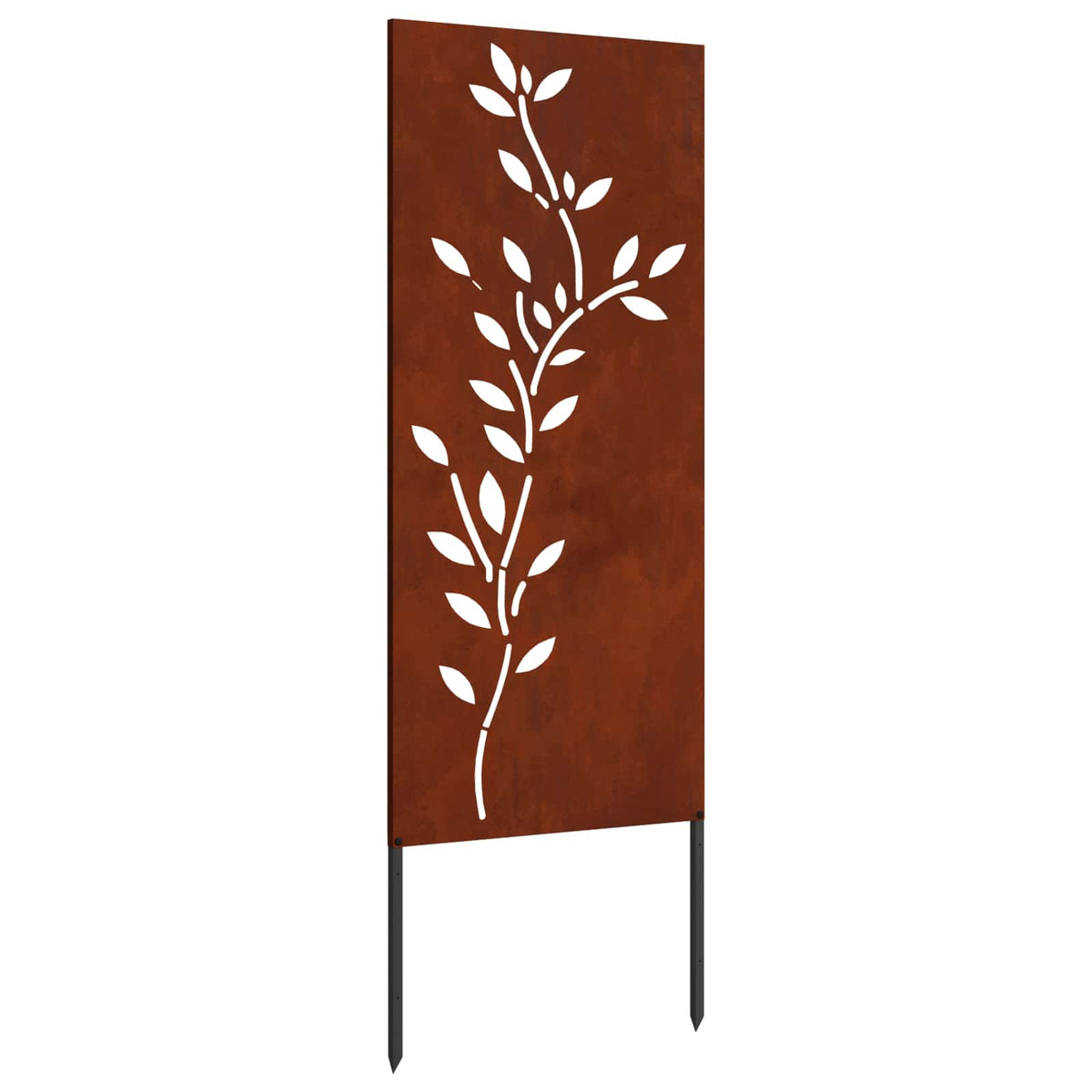 Tuin Privacy Screen Bloemen Roestig 50 x 140 cm weervast staal