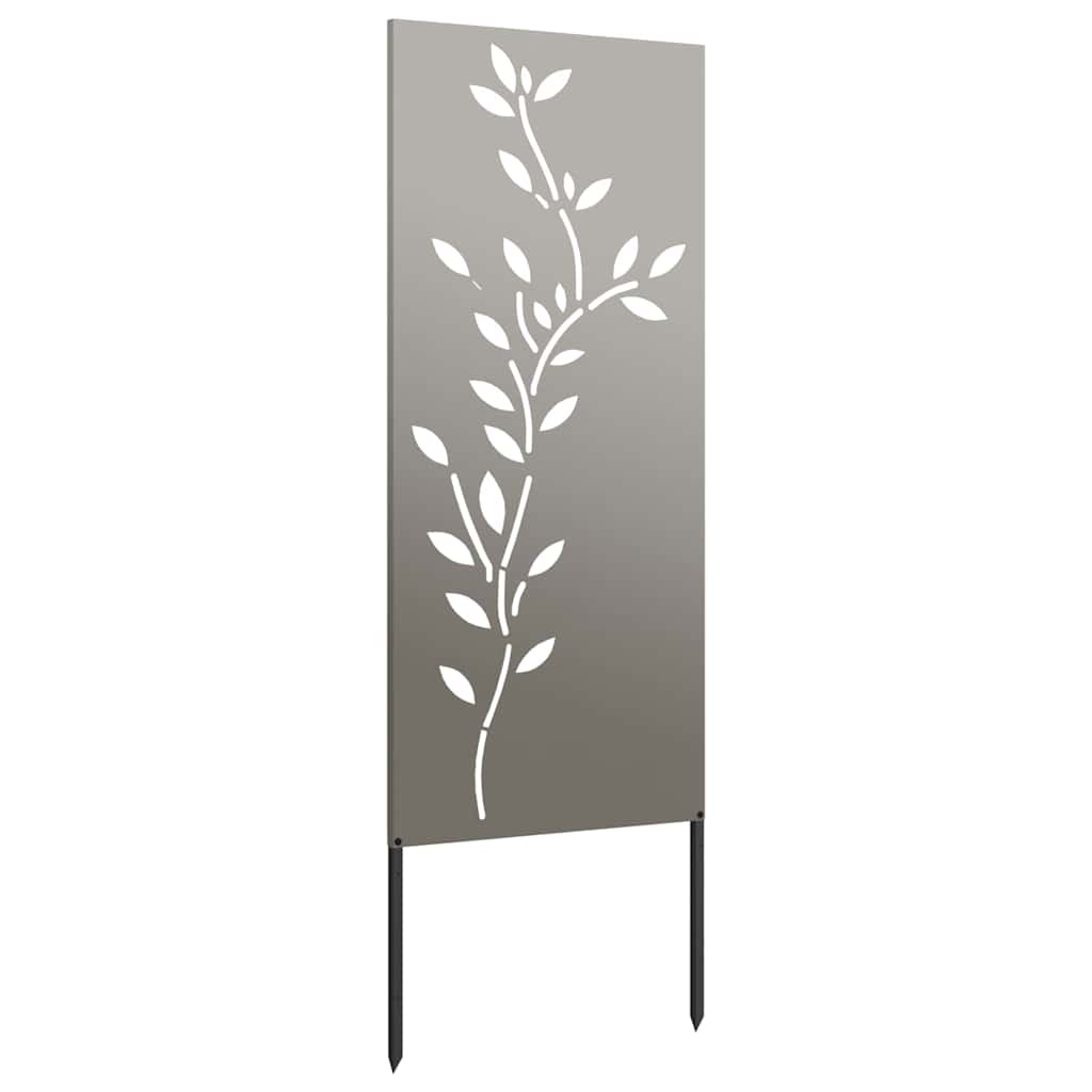 Tuin Privacy Screen Bloemen Roestig 50 x 140 cm weervast staal
