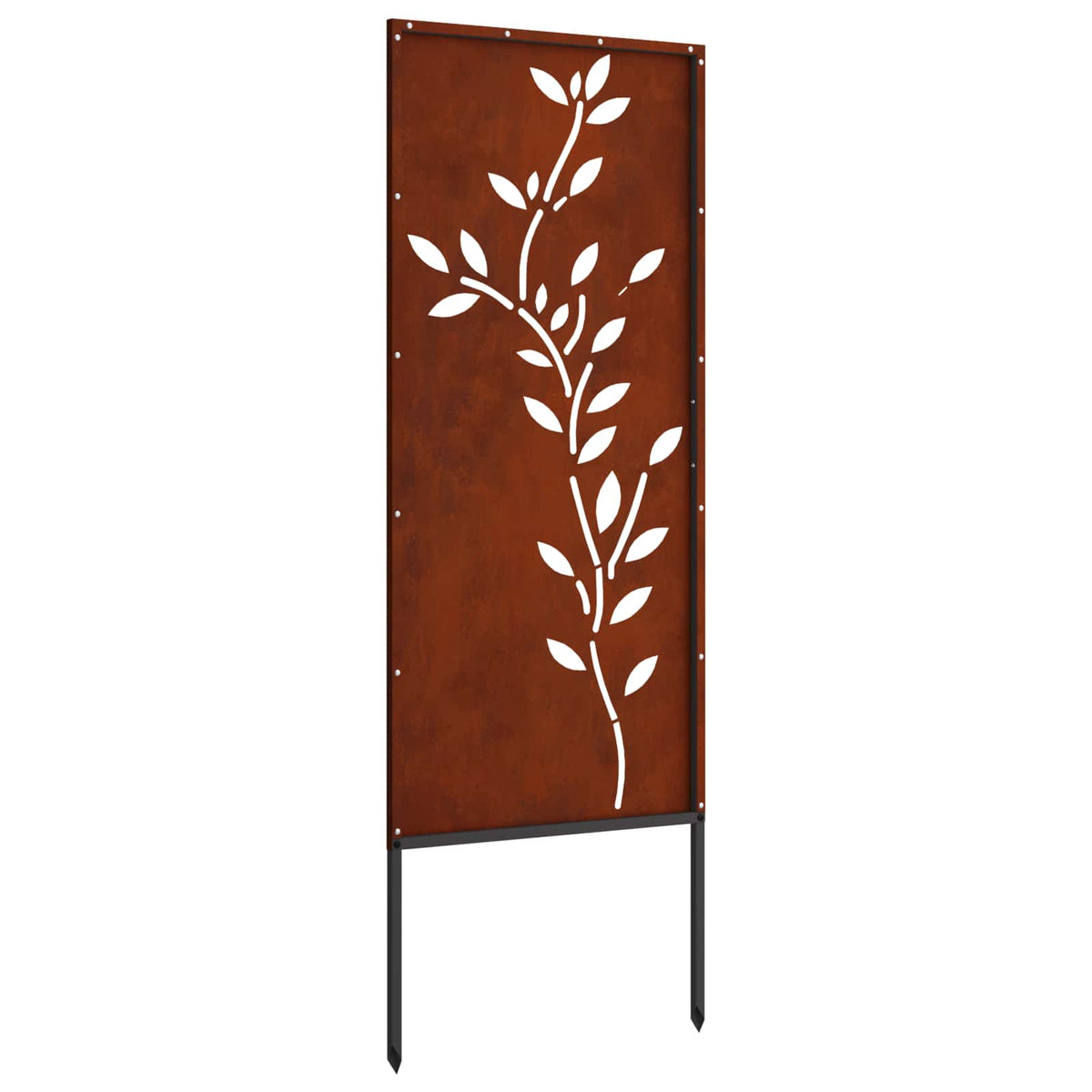 Tuin Privacy Screen Bloemen Roestig 50 x 140 cm weervast staal