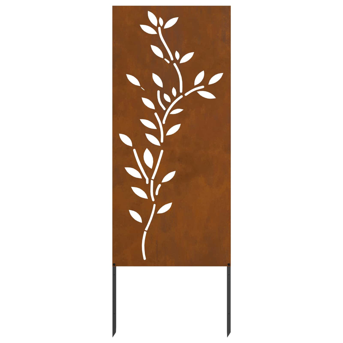 Tuin Privacy Screen Bloemen Roestig 50 x 140 cm weervast staal