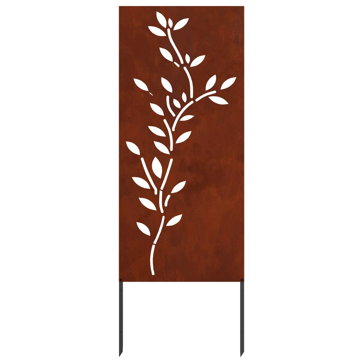 Tuin Privacy Screen Bloemen Roestig 50 x 140 cm weervast staal