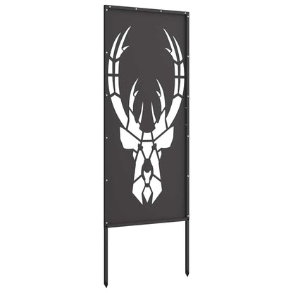 Tuin decoratief paneel Zwart 50 x 140 cm Koudgewalst staal