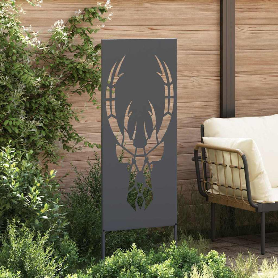 Tuin decoratief paneel Antraciet 50 x 140 cm Koudgewalst staal