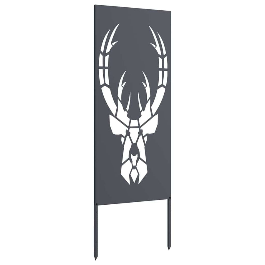 Tuin decoratief paneel Antraciet 50 x 140 cm Koudgewalst staal