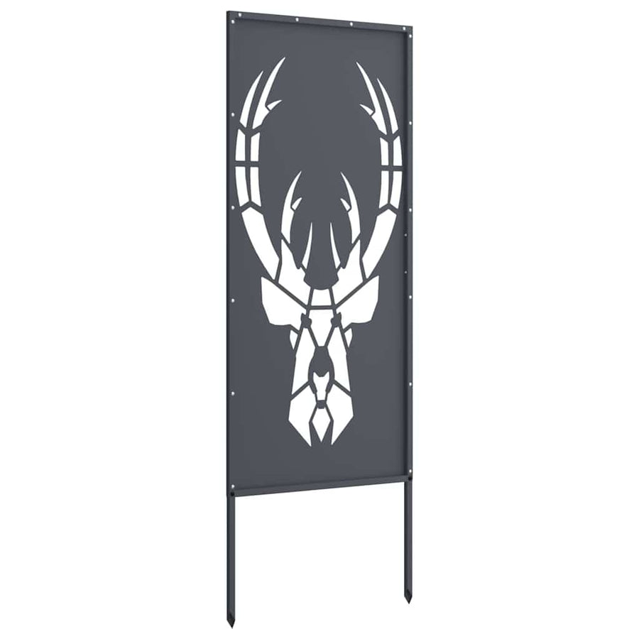 Tuin decoratief paneel Antraciet 50 x 140 cm Koudgewalst staal