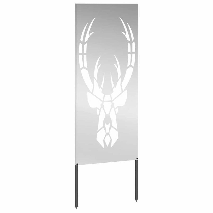 Tuin decoratief paneel Zilver 50 x 140 cm Gegalvaniseerd staal