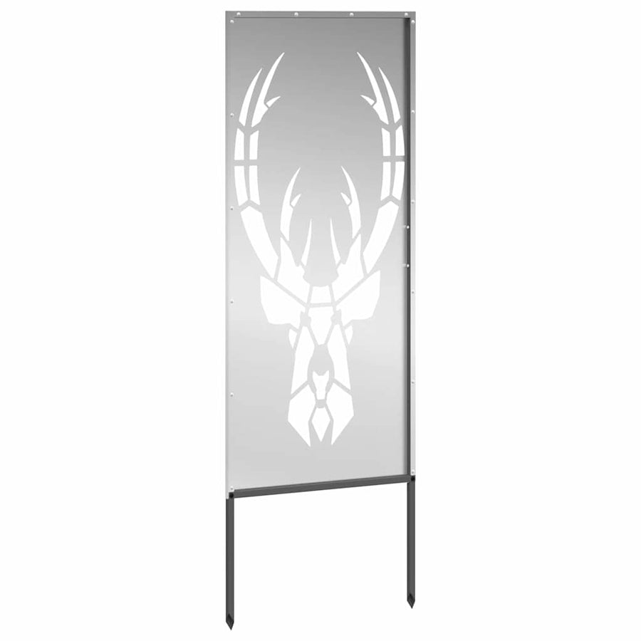 Tuin decoratief paneel Zilver 50 x 140 cm Gegalvaniseerd staal