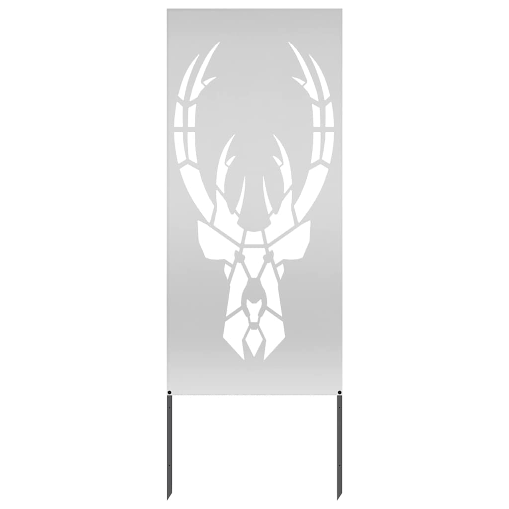 Tuin decoratief paneel Zilver 50 x 140 cm Gegalvaniseerd staal