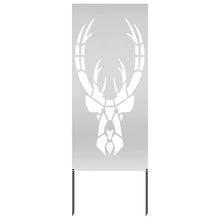 Tuin decoratief paneel Zilver 50 x 140 cm Gegalvaniseerd staal