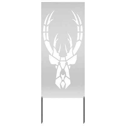 Tuin decoratief paneel Zilver 50 x 140 cm Gegalvaniseerd staal
