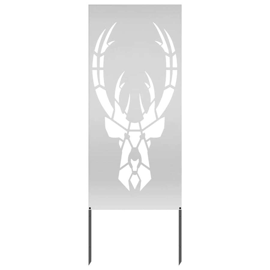 Tuin decoratief paneel Zilver 50 x 140 cm Gegalvaniseerd staal