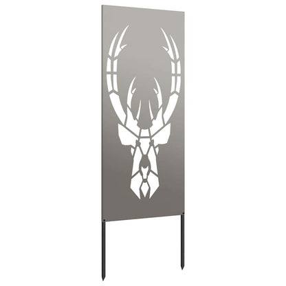 Tuin decoratief paneel Roestig 50 x 140 cm Verweerd staal
