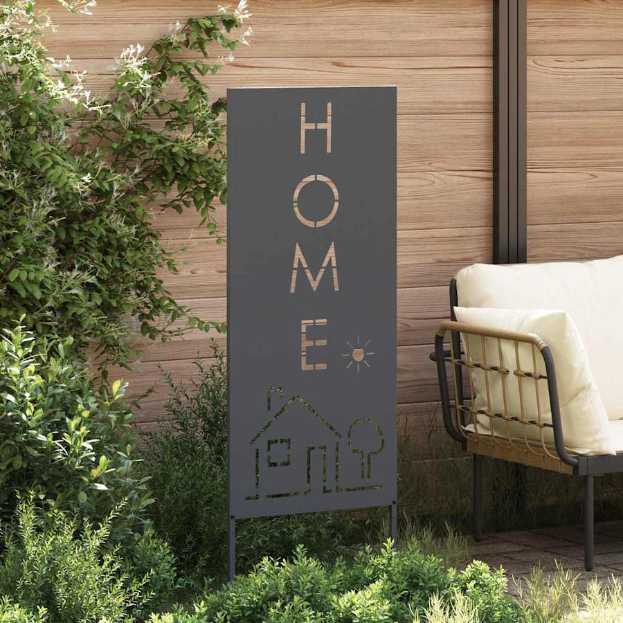 Tuin decoratief paneel Antraciet 50 x 140 cm Koudgewalst staal
