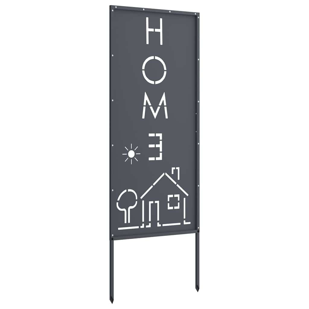 Tuin decoratief paneel Antraciet 50 x 140 cm Koudgewalst staal